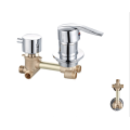 Bathroom 3 Ways mixer faucet  santary ware factory OEM  brass wall mount mixer bathroom shower faucet